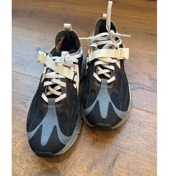 Reebok Zig Kinetica Concept Type Low Top Running Shoes Black Unisex Mens 5.5 - Picture 3 of 9